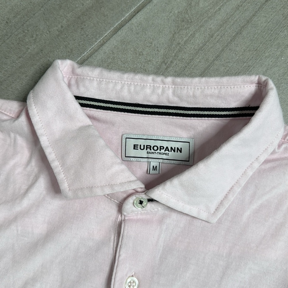 EUROPANN SAINT-TROPEZ WESTON - Cotton pink polo shirt - Picture 8 of 8